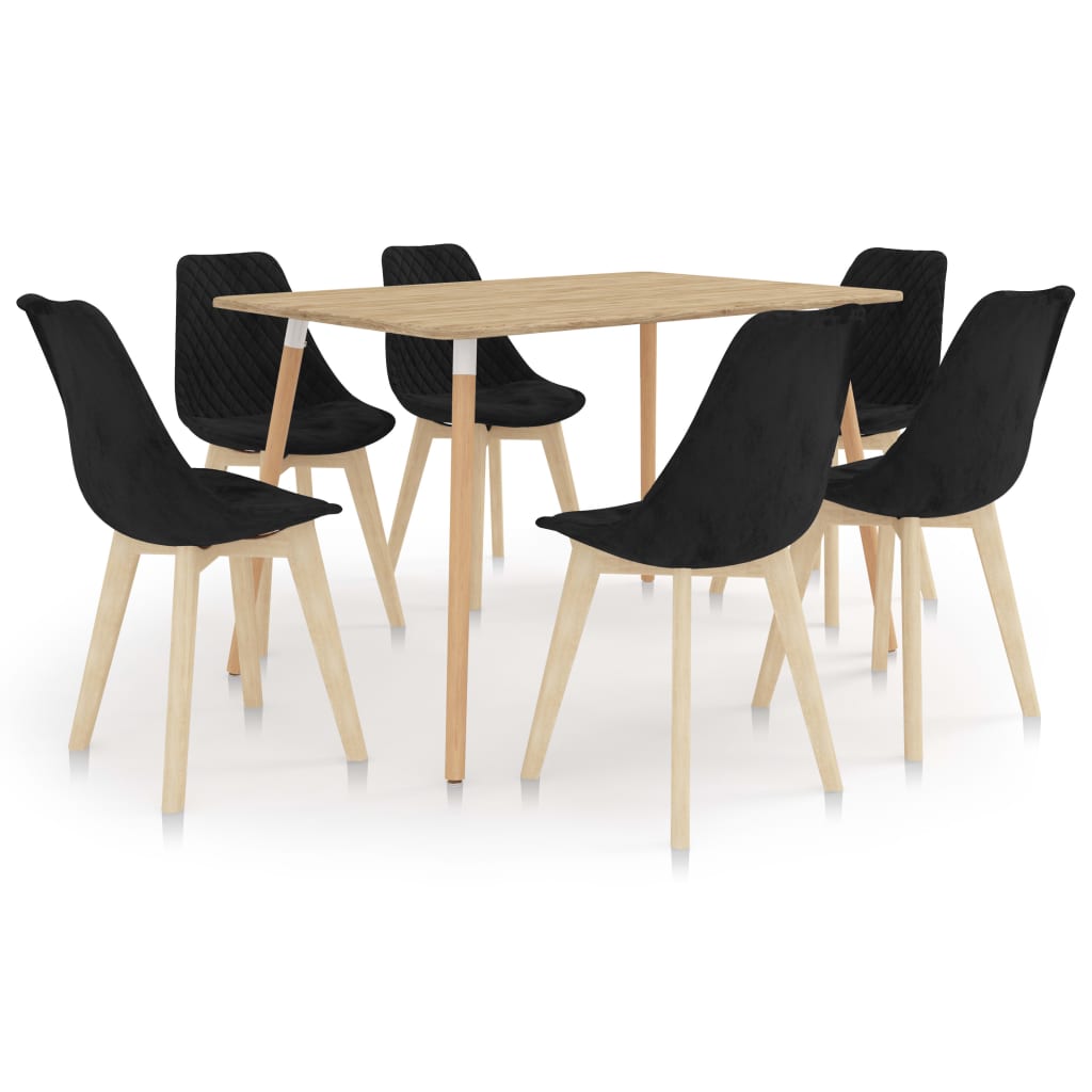  Matgrupp 7 delar svart