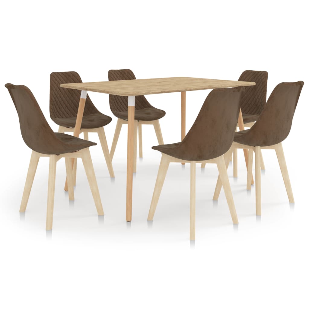  Matgrupp 7 delar brun