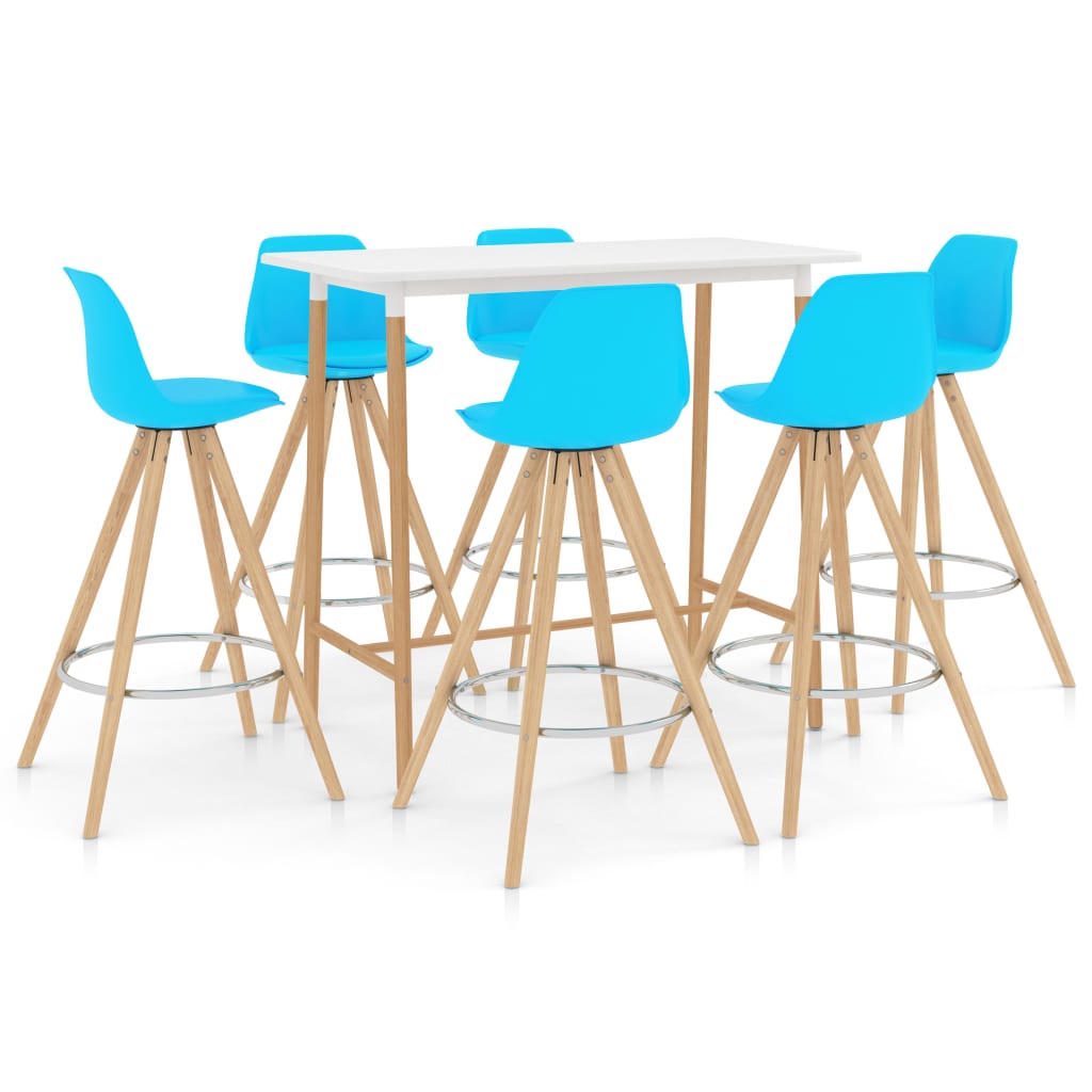  Bargrupp 7 delar blå