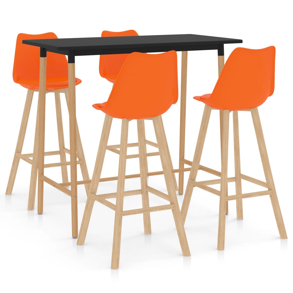  Bargrupp 5 delar orange