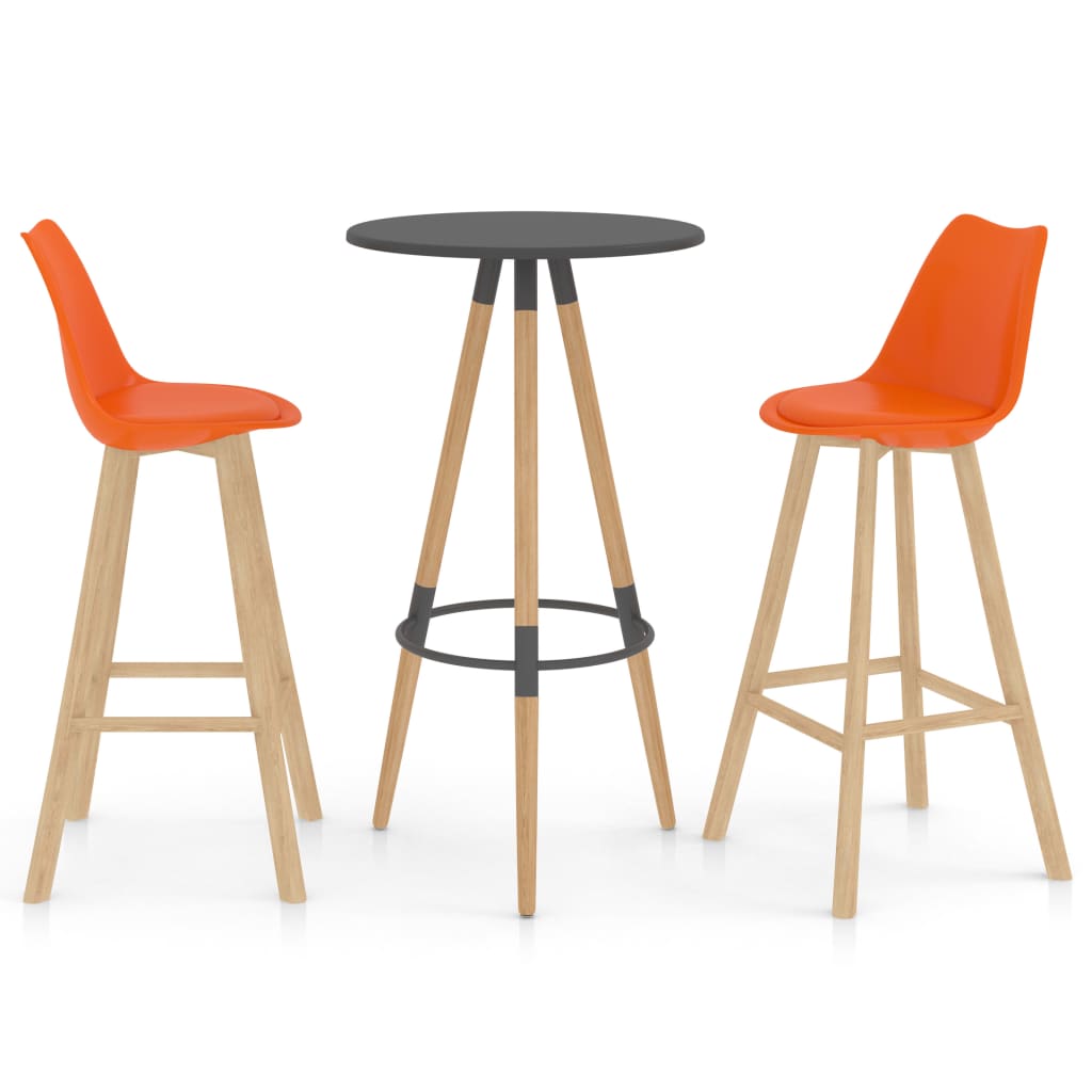  Bargrupp 3 delar orange