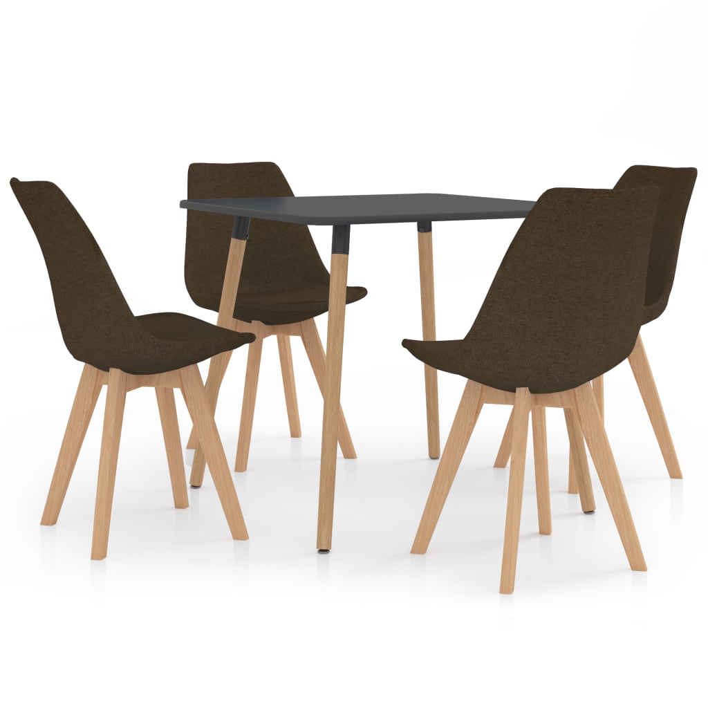  Matgrupp 5 delar brun