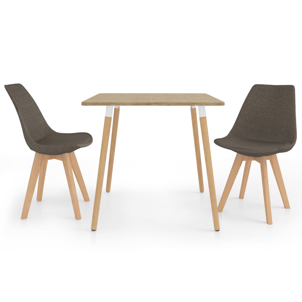  Matgrupp 3 delar taupe