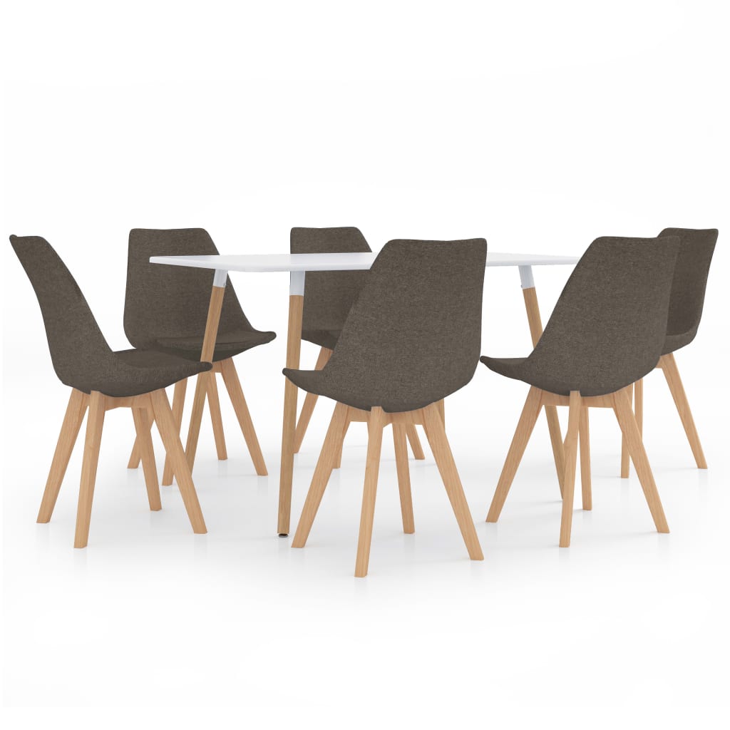  Matgrupp 7 delar taupe