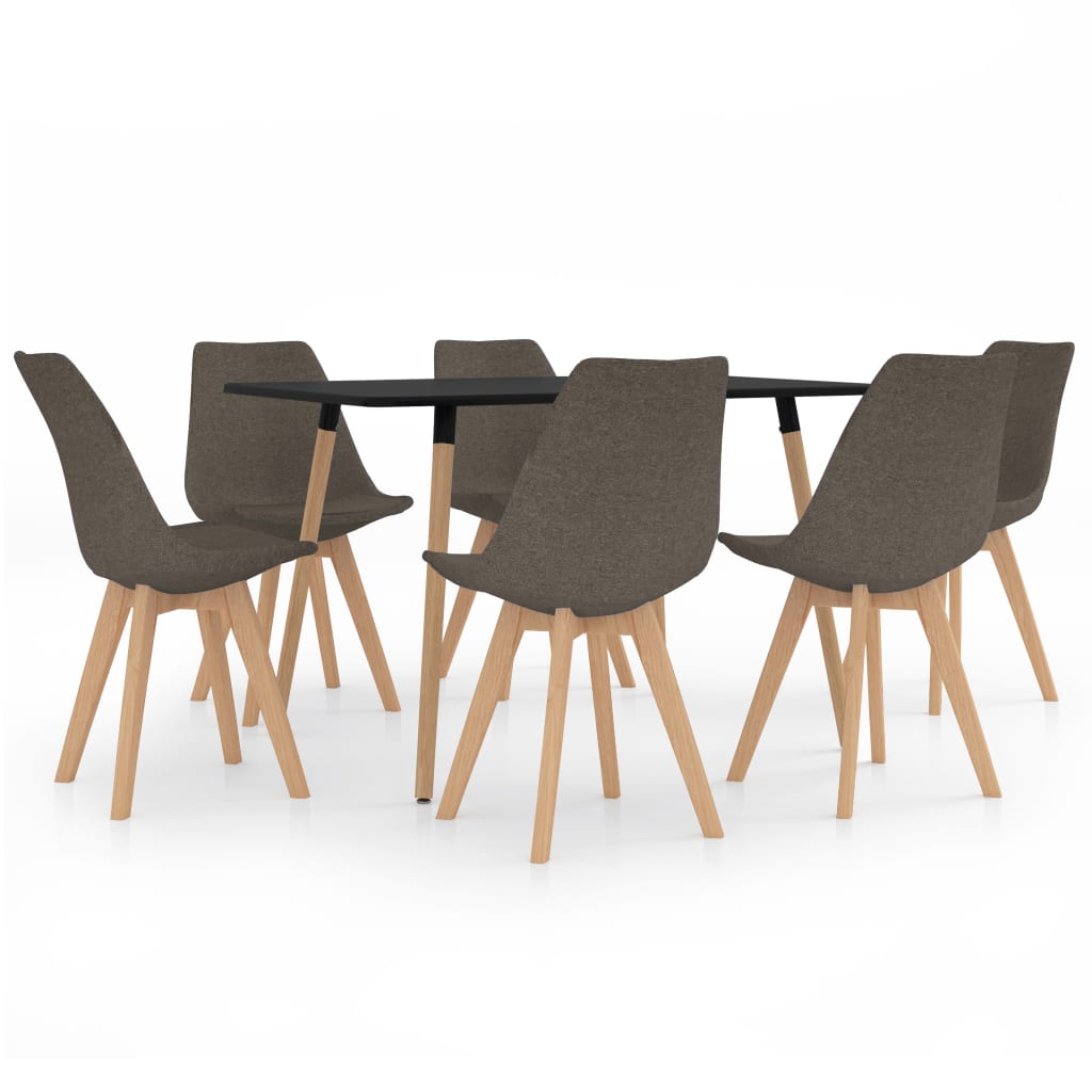  Matgrupp 7 delar taupe
