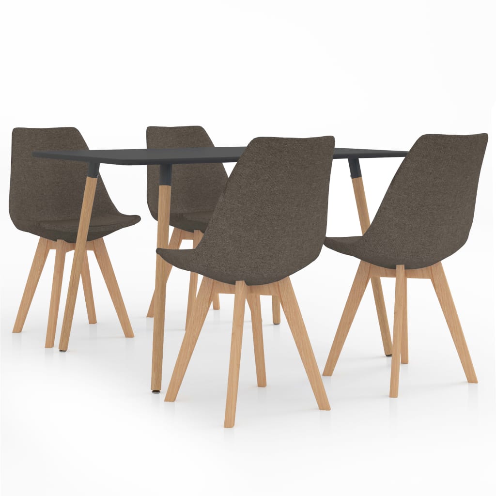  Matgrupp 5 delar taupe