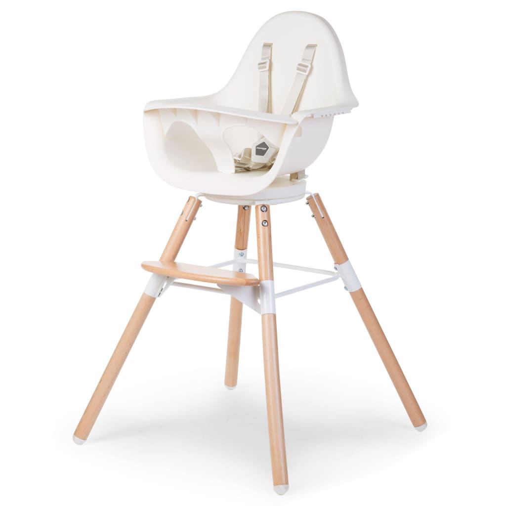 CHILDHOME 2-i-1 Barnstol Evolu One.80° vit CHEVO180NW