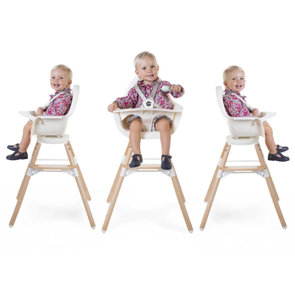 CHILDHOME 2-i-1 Barnstol Evolu One.80° vit CHEVO180NW