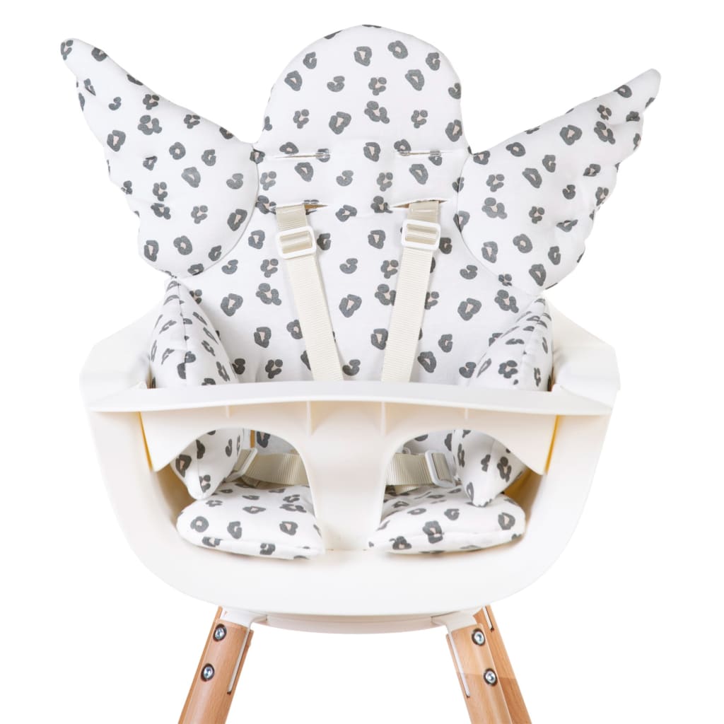 CHILDHOME Universell sittdyna ängel bomull jersey leopard