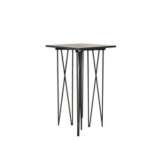 Stone - Side Table Square 40*40 - Artifical Stone / Black