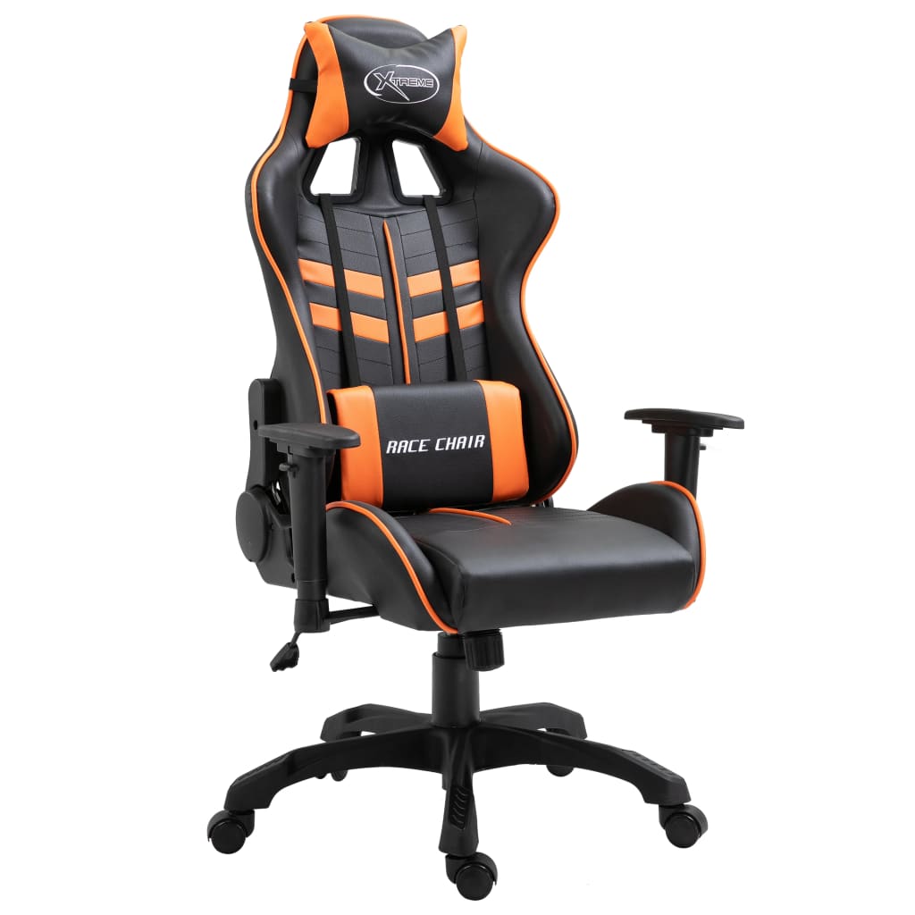  Gamingstol orange konstläder