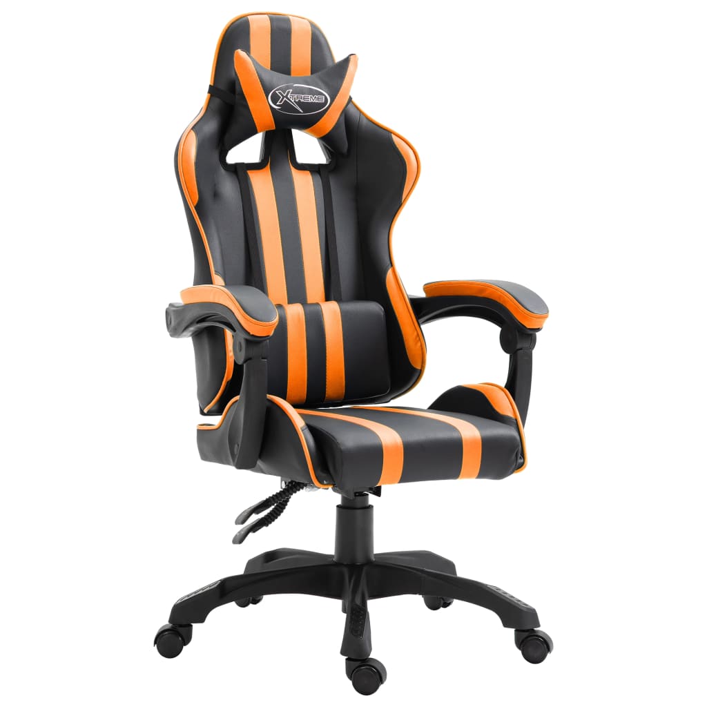  Gamingstol orange konstläder