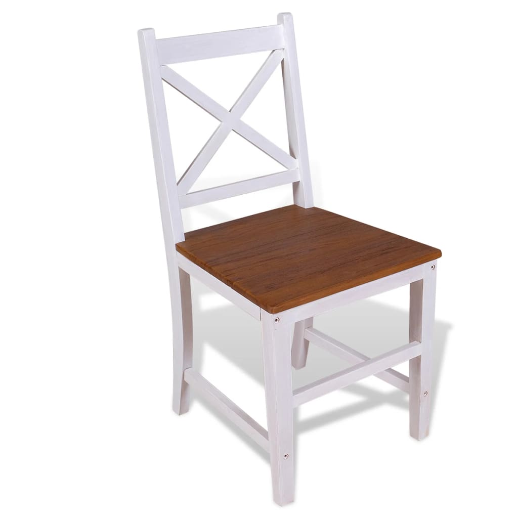  Matstolar 4 st massiv teak mahogny