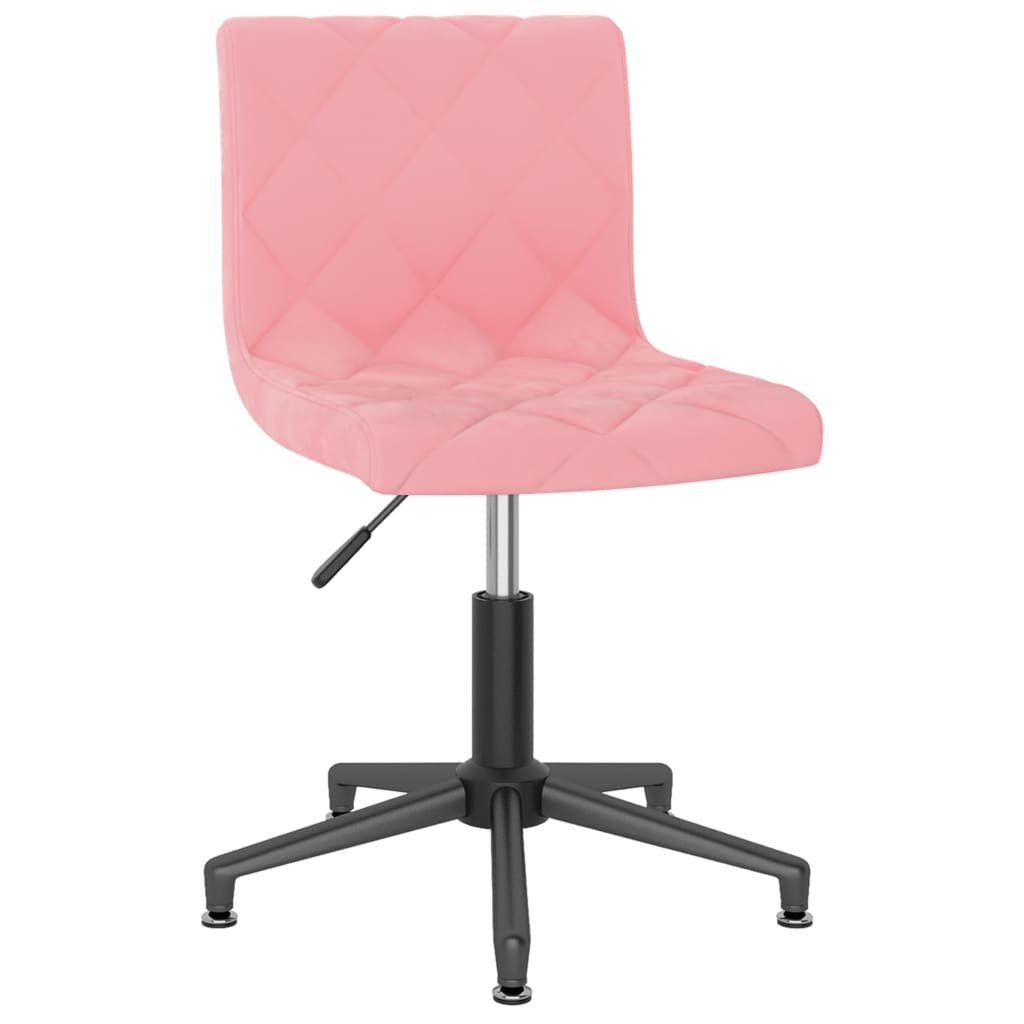 Snurrbar matstol rosa sammet