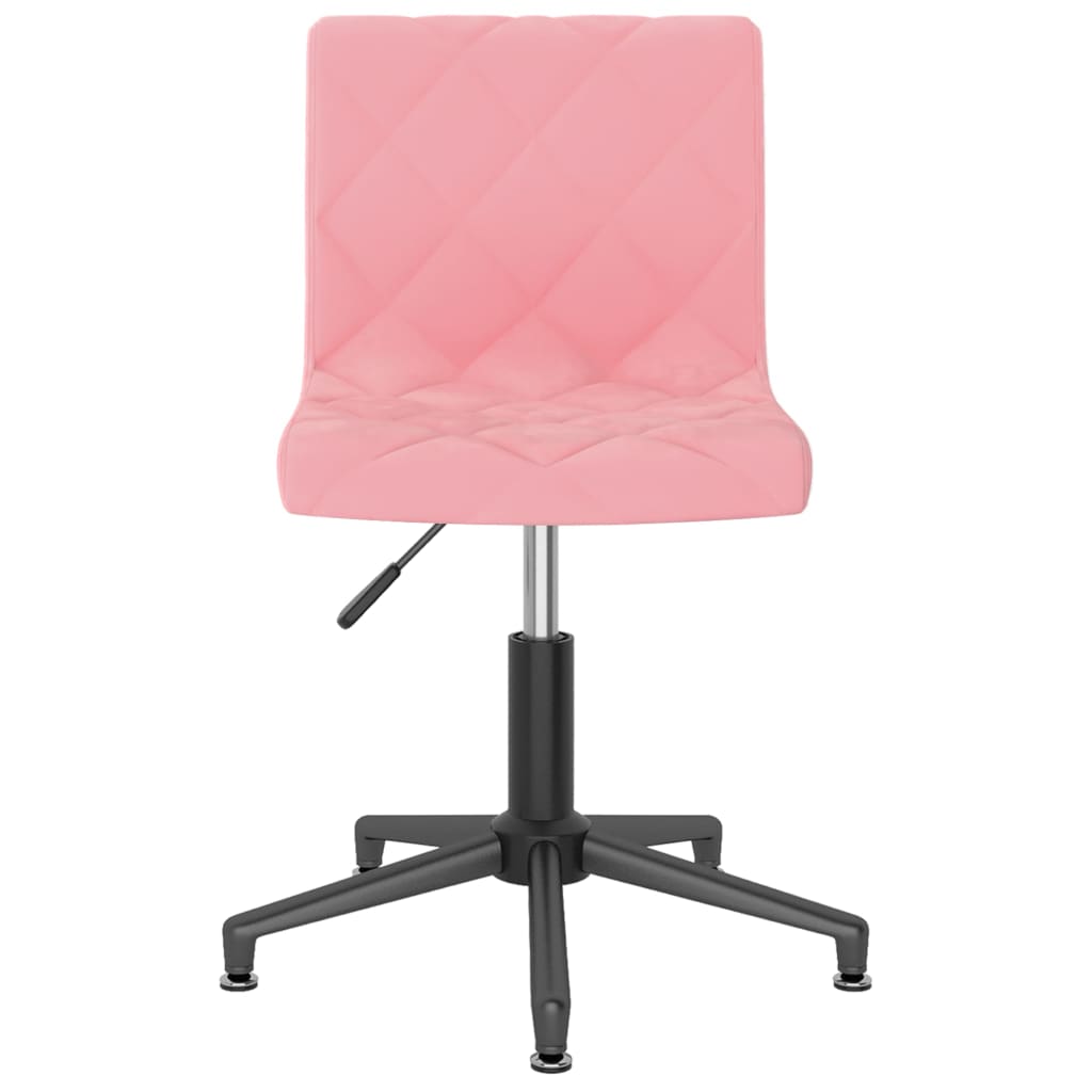  Snurrbar matstol rosa sammet