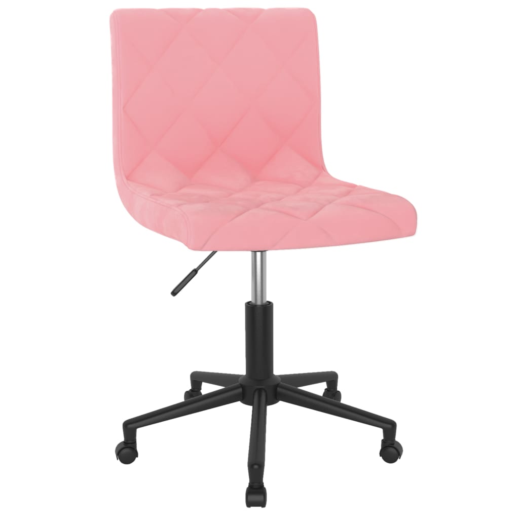  Snurrbar matstol rosa sammet