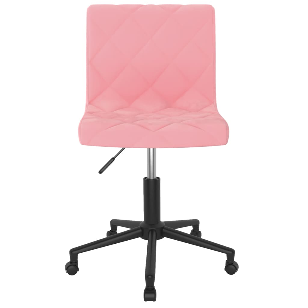  Snurrbar matstol rosa sammet