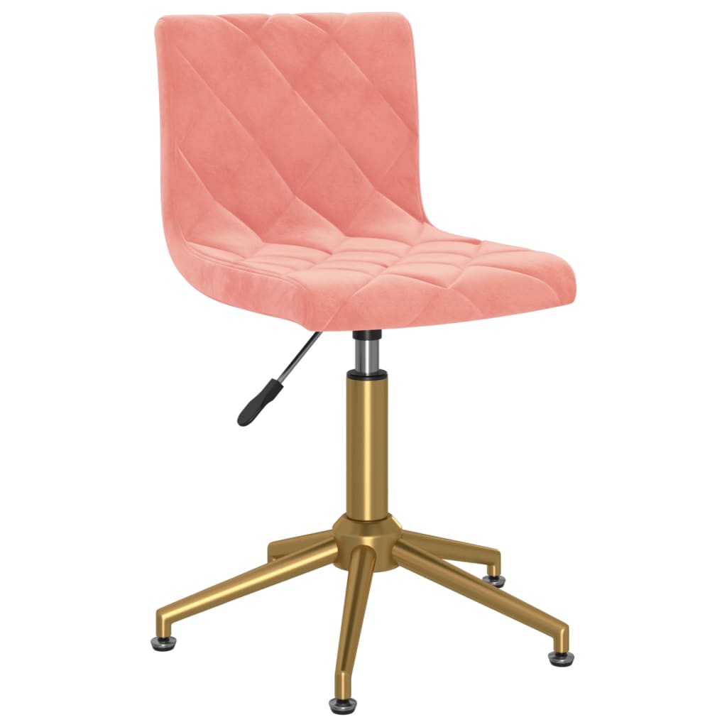  Snurrbar matstol rosa sammet