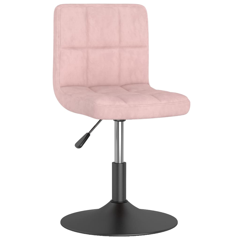  Snurrbar matstol rosa sammet