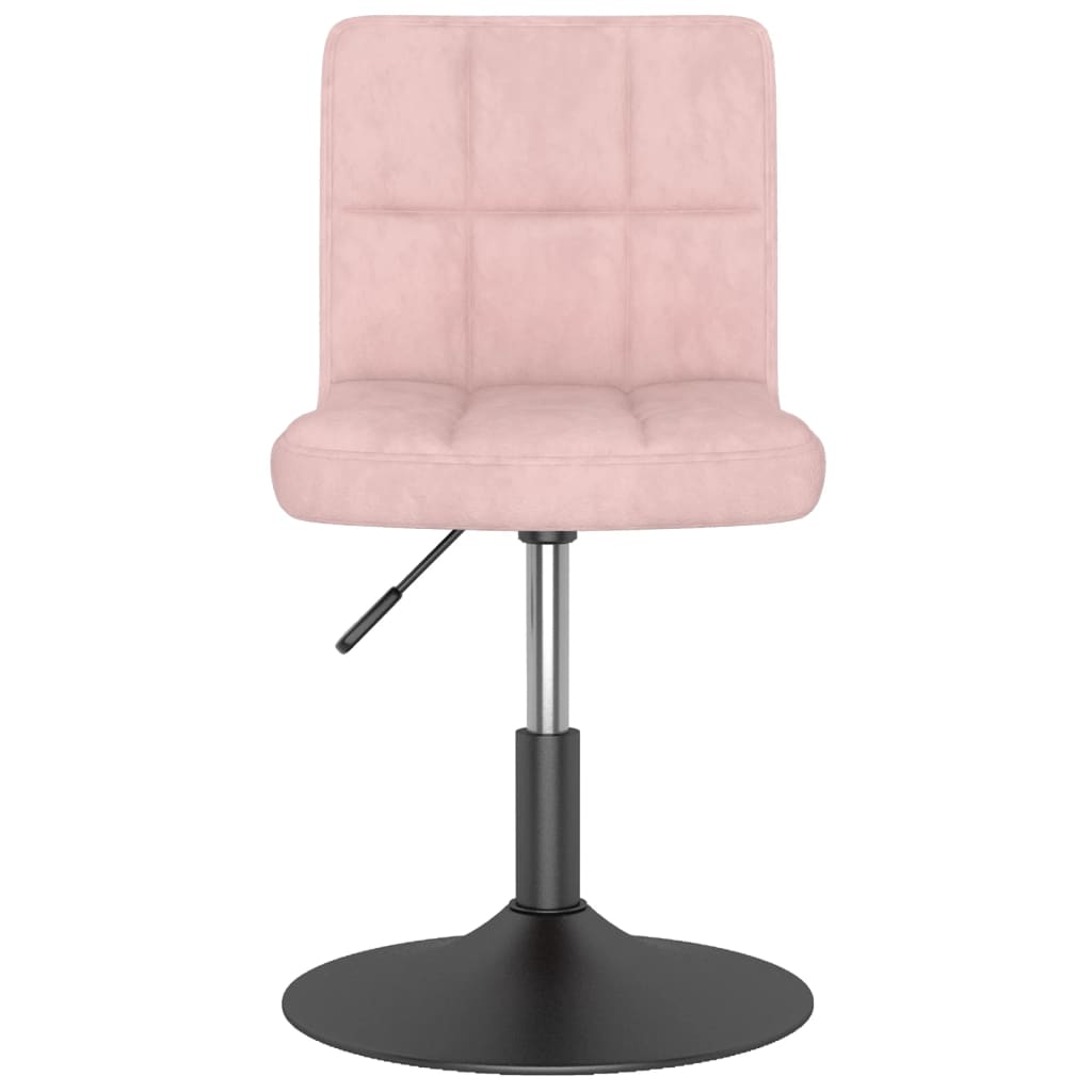  Snurrbar matstol rosa sammet