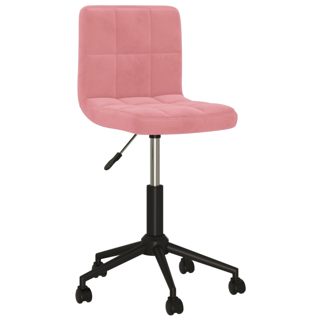  Snurrbar matstol rosa sammet
