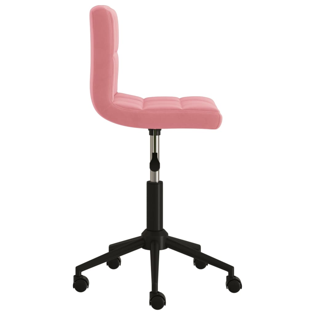  Snurrbar matstol rosa sammet