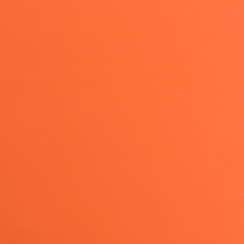  Snurrbara matstolar 6 st orange konstläder