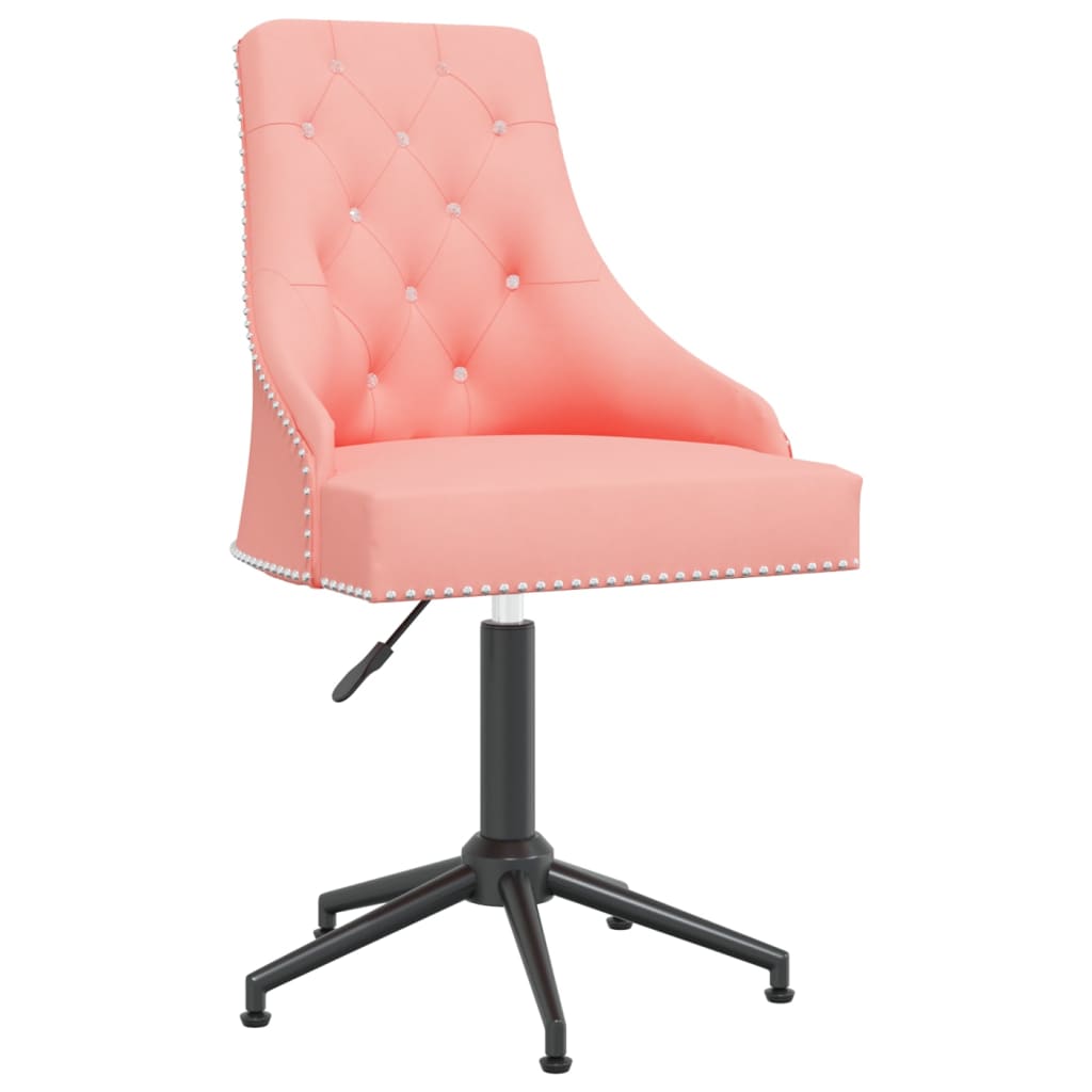  Snurrbar matstol rosa sammet