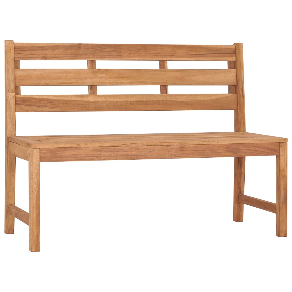  Trädgårdsbänk 120 cm massiv teak