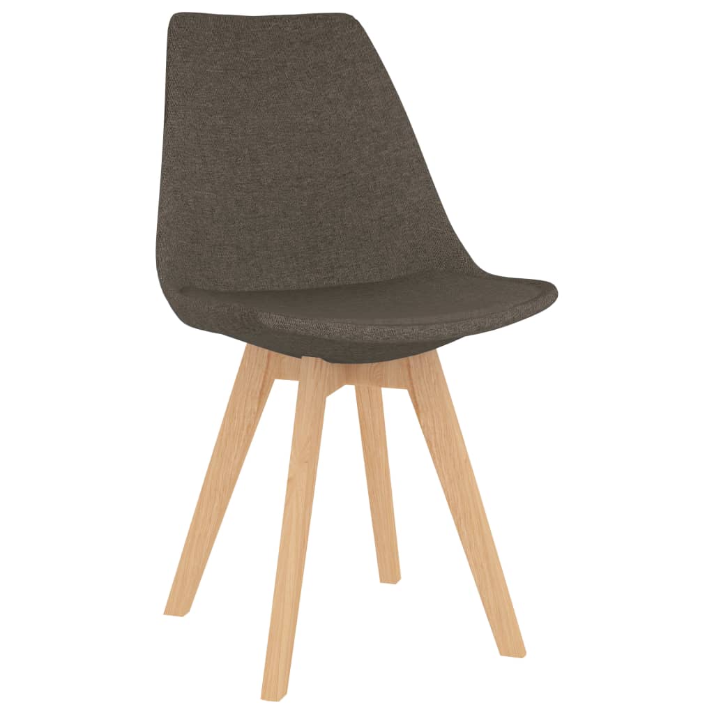  Matstolar 4 st taupe tyg