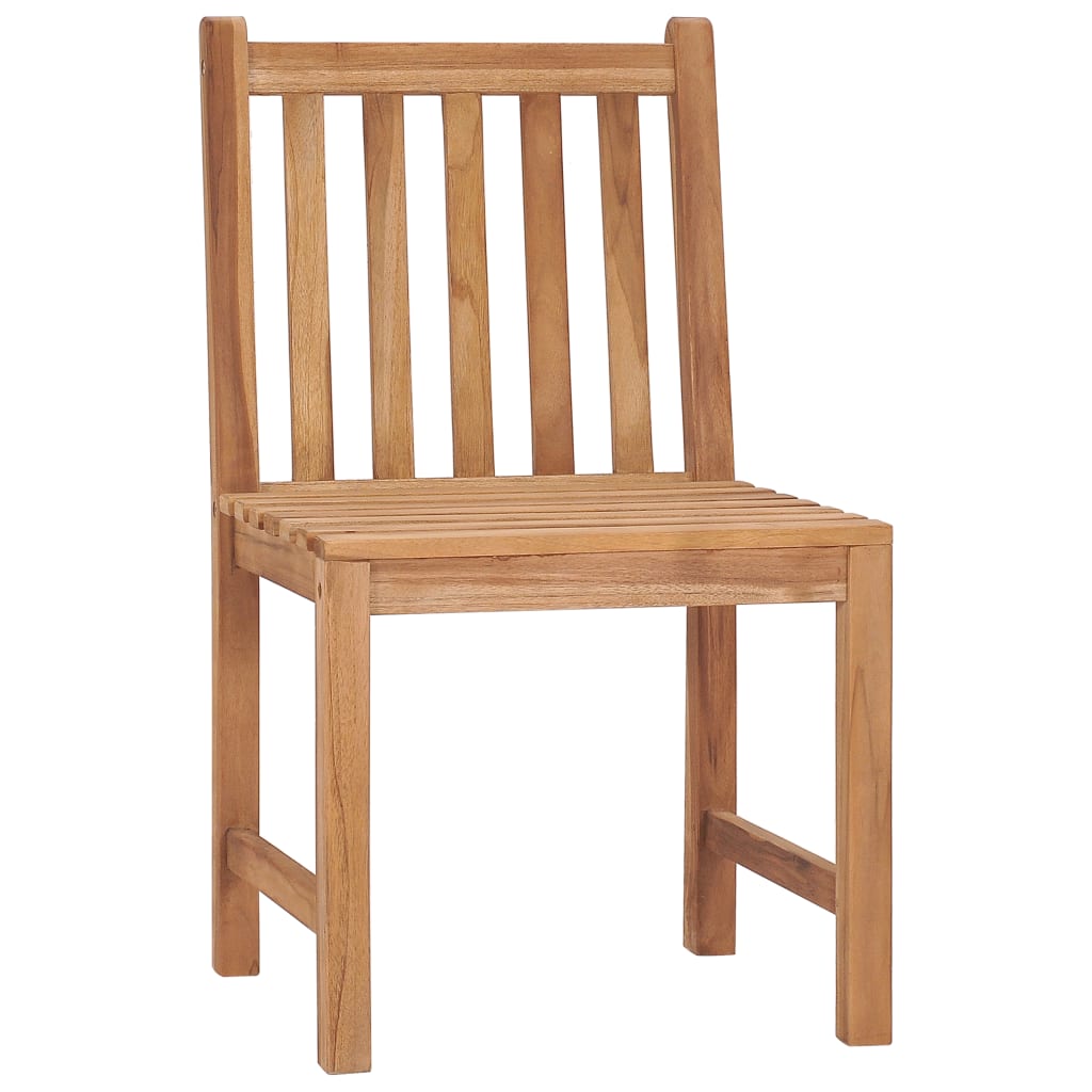  Hopfällbara trädgårdsstolar 8 st massiv teak