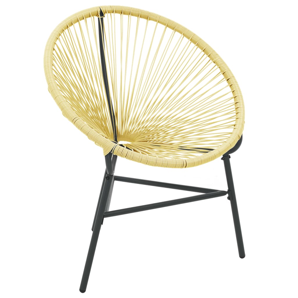  Acapulcostol för trädgården konstrotting beige