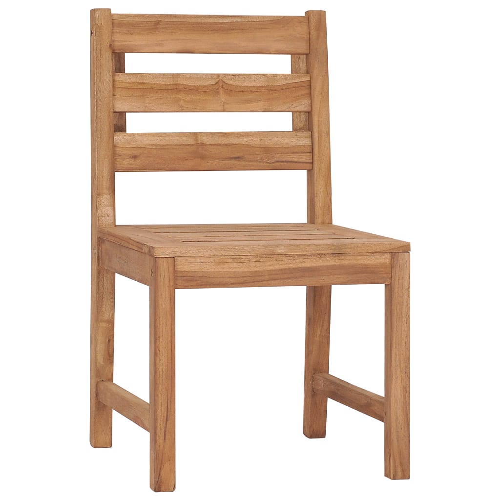 Trädgårdsstolar 2 st massiv teak