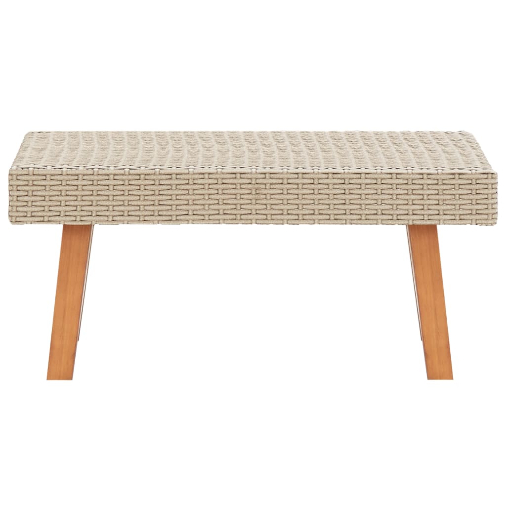  Trädgårdsbord konstrotting beige