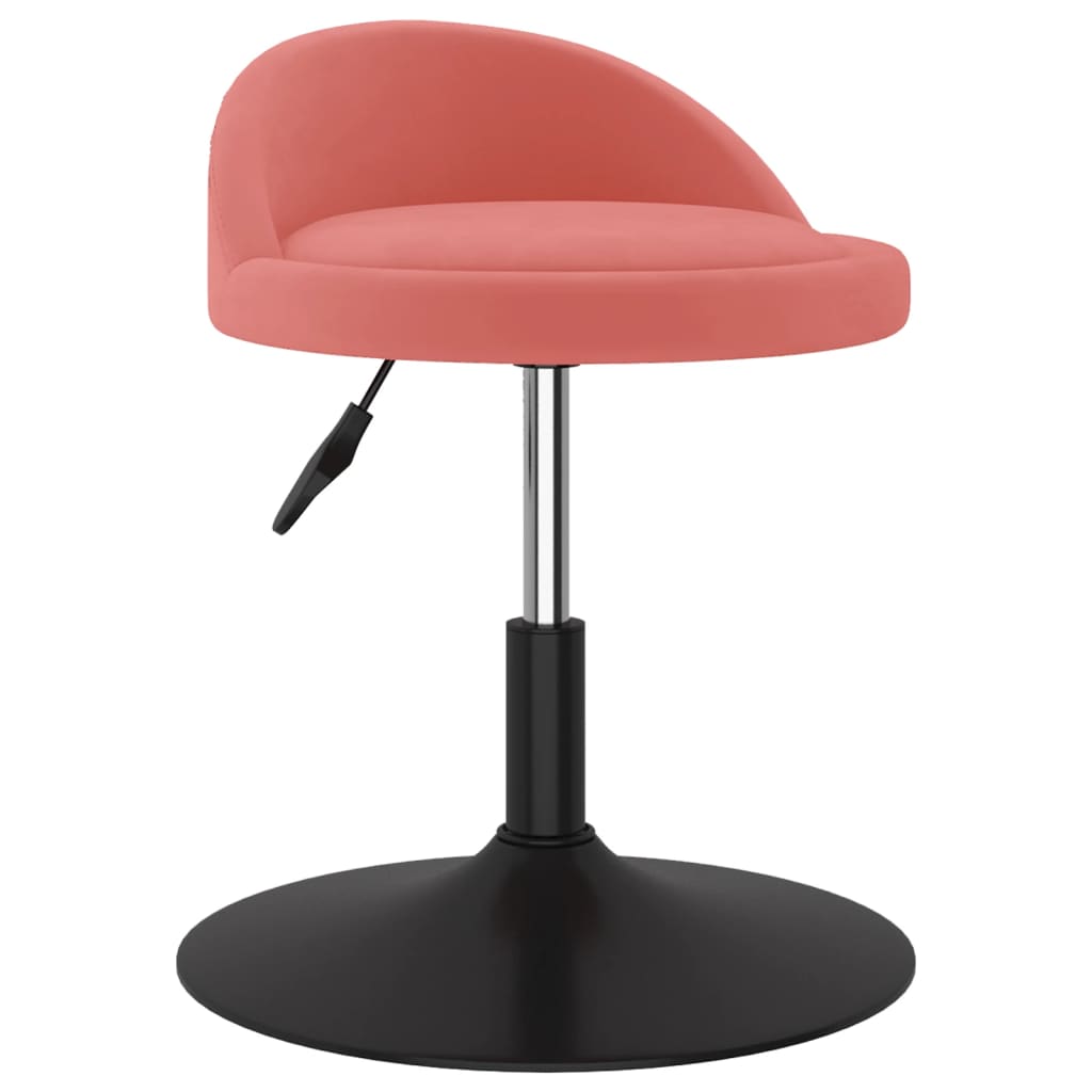  Snurrbar matstol rosa sammet