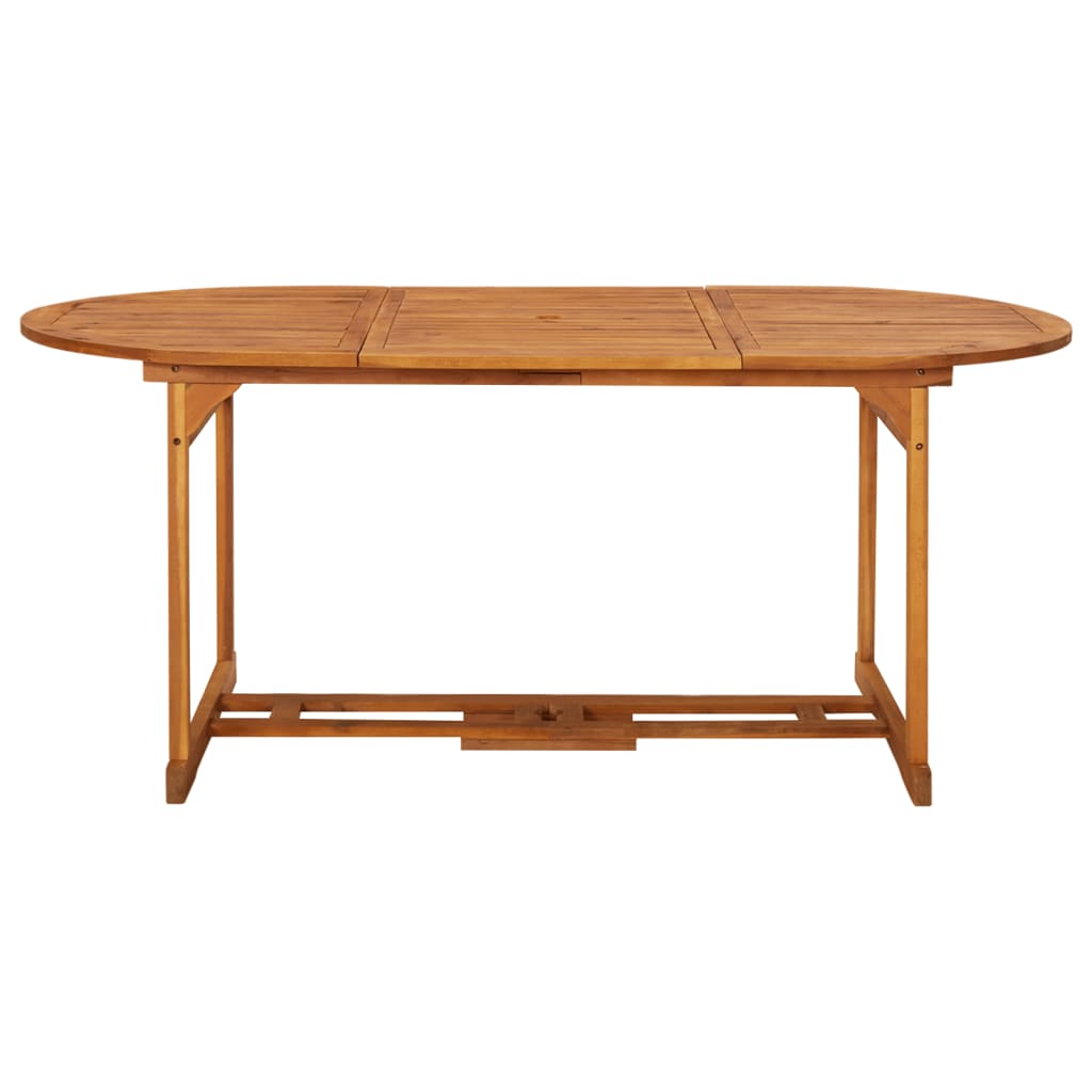  Trädgårdsbord 180x90x75 cm massivt akaciaträ