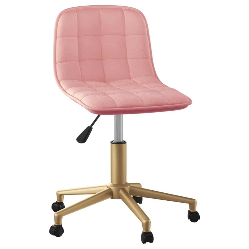  Snurrbar matstol rosa sammet