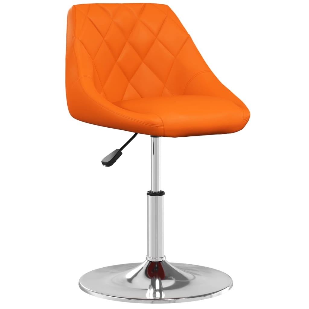  Matstol orange konstläder