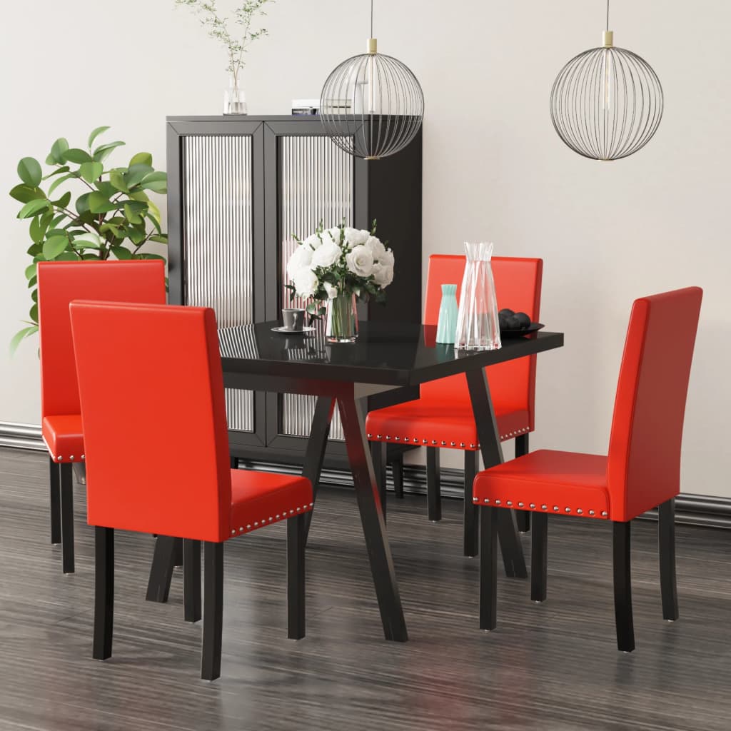  Matstolar 4 st cappuccino PVC