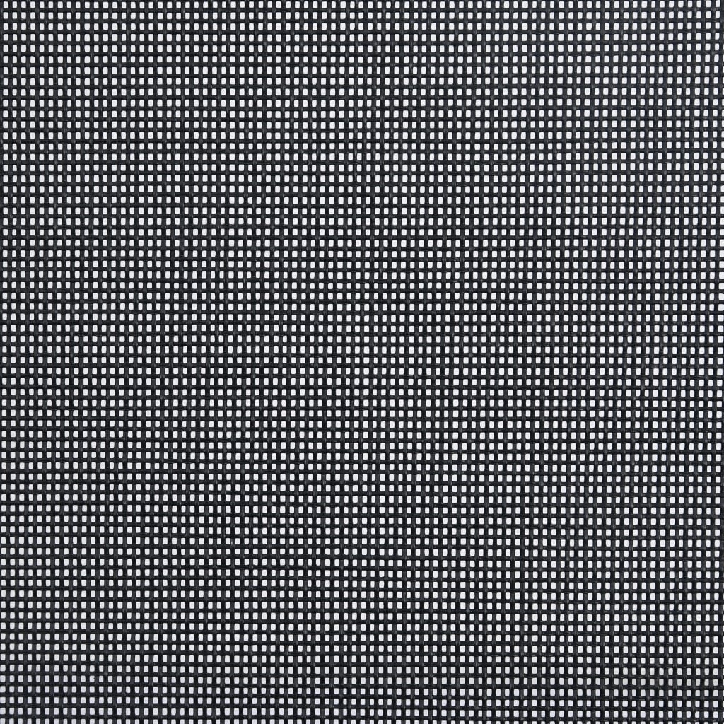  Matgrupp för trädgården 5 delar aluminium och textilen silver