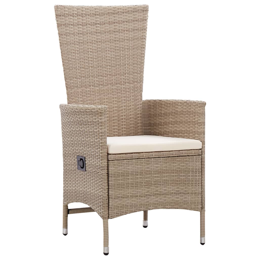  Matgrupp för trädgården 5 delar beige