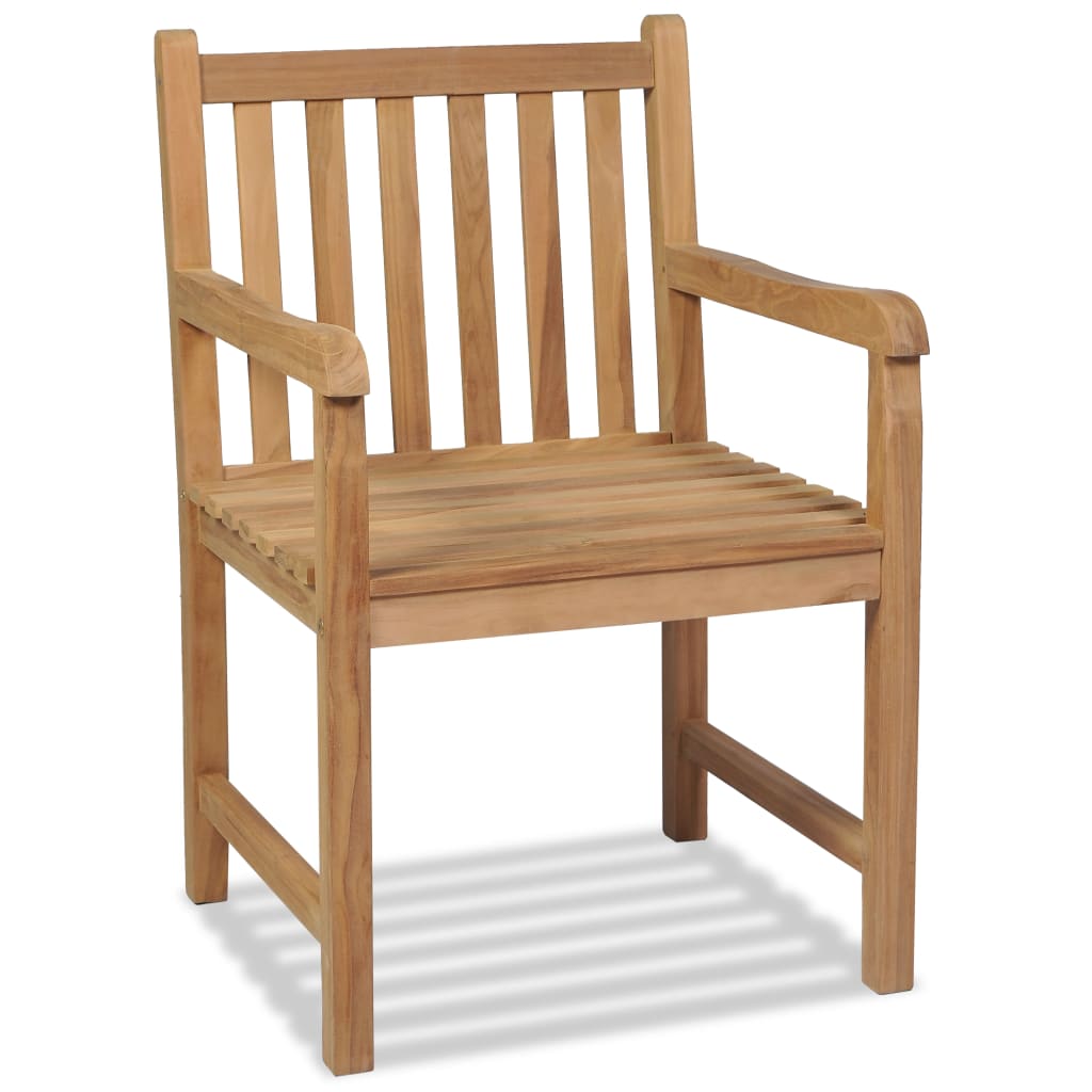  Trädgårdsstolar 2 st massiv teak