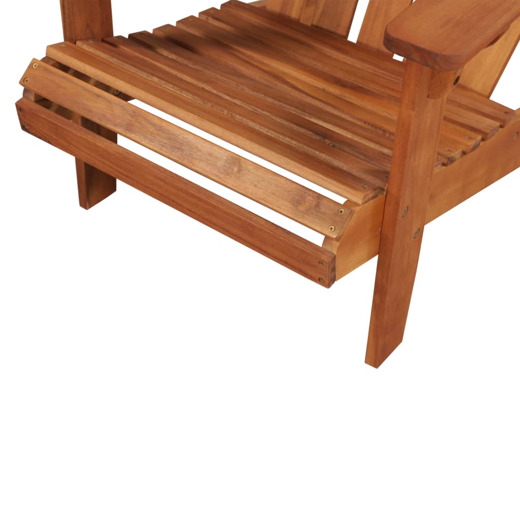 Adirondackstol massivt akaciaträ