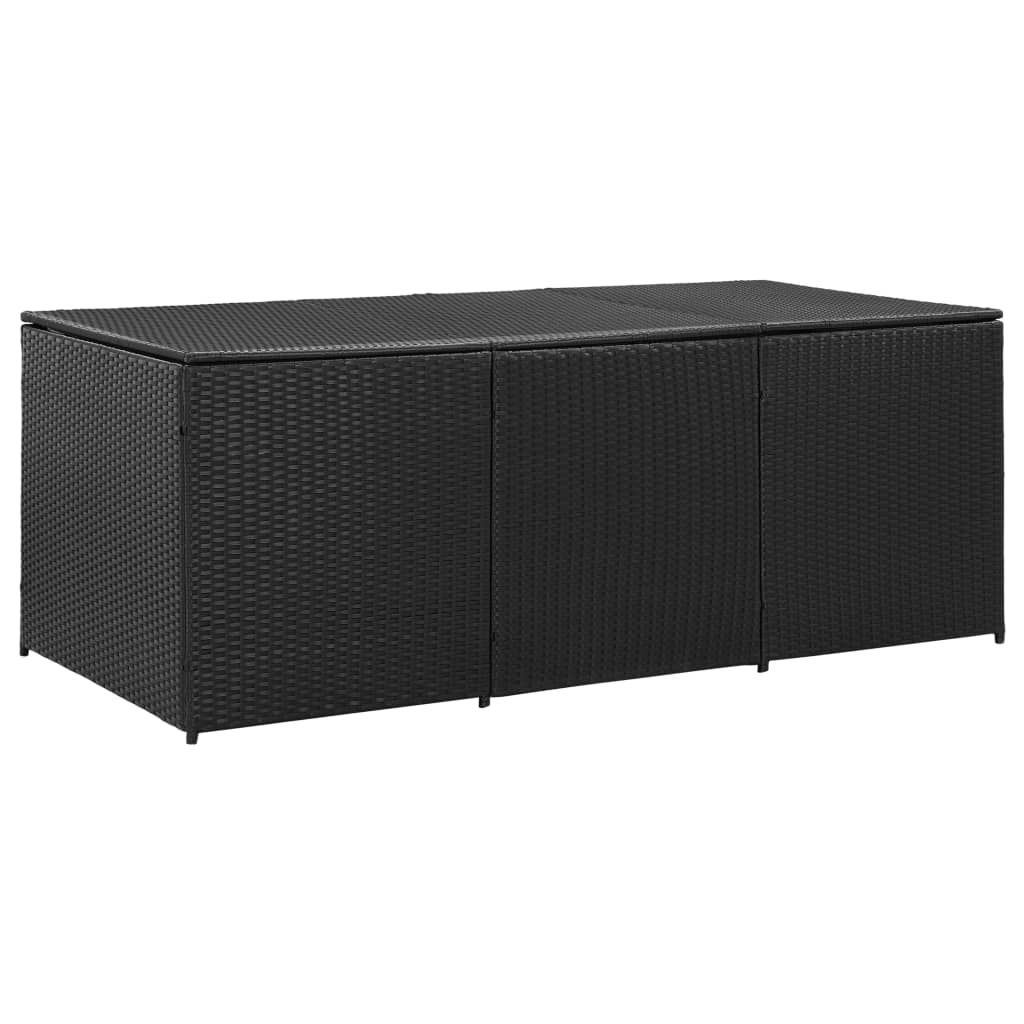  Dynbox konstrotting 180x90x75 cm svart