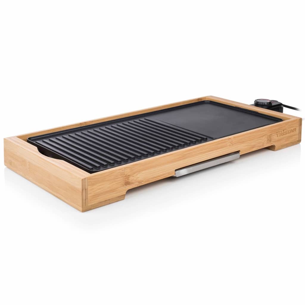 Tristar Bordsgrill i bambu BP-2641 2200 W 51x25,4 cm