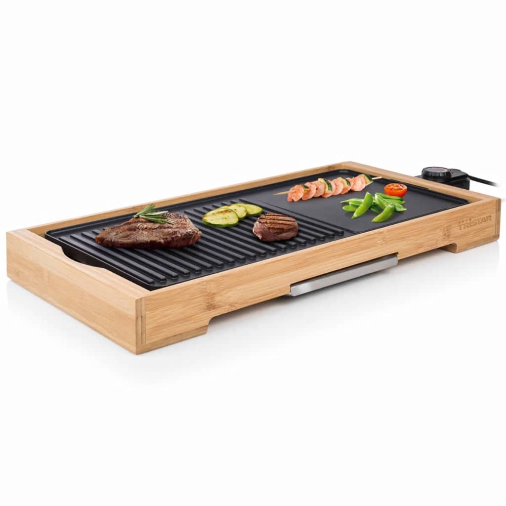 Tristar Bordsgrill i bambu BP-2641 2200 W 51x25,4 cm