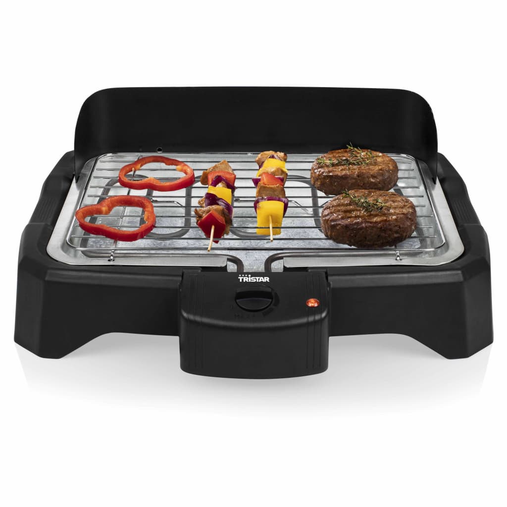 Tristar Elektrisk bordsgrill 2000 W 34,5x23 cm svart