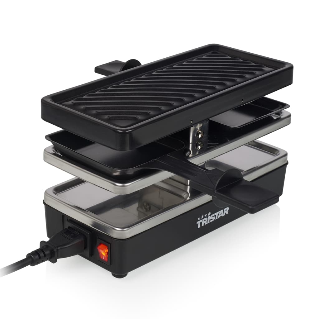 Tristar Raclettegrill med 2 pannor RA-2741 400 W 23,8x10,4 cm svart