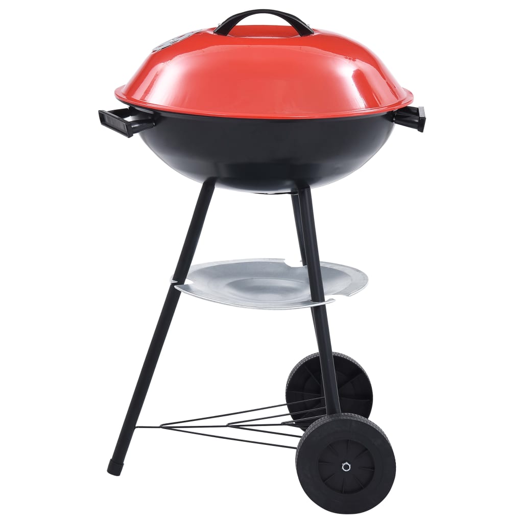  Portabel kolgrill med hjul XXL 44 cm