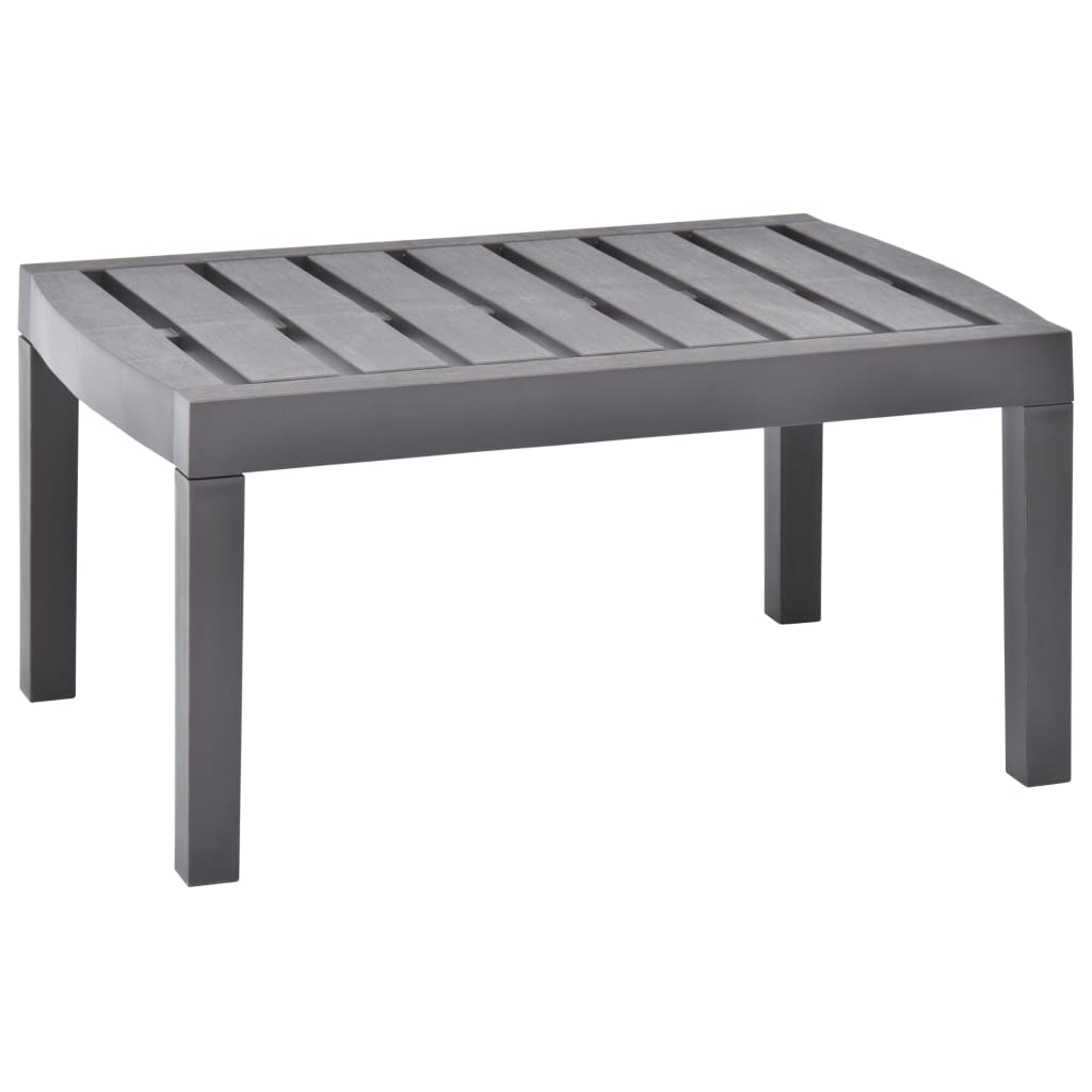  Trädgårdsbord mocka 78x55x38 cm plast